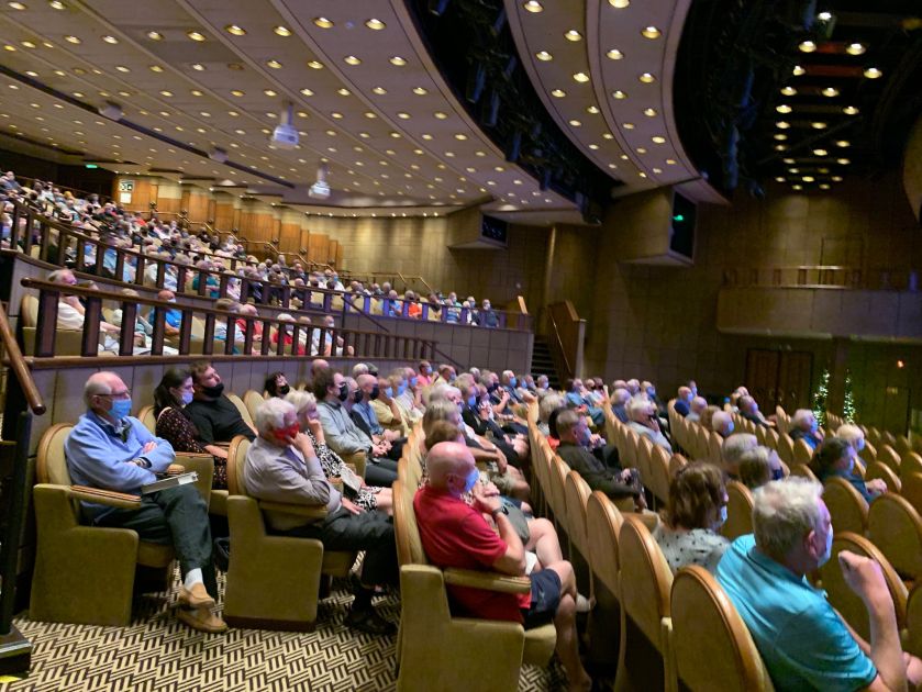 Involved, stimulated and entertained audience (in spite of having to wear masks)